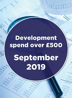 Development Spend - September 2019